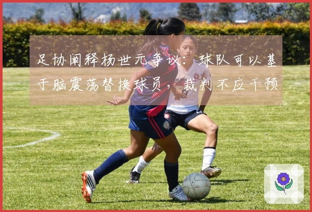 足协阐释杨世元争议：球队可以基于脑震荡替换球员，裁判不应干预